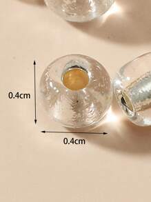 200入組釘珠DIY首飾配件 - 白色 - 查看 3