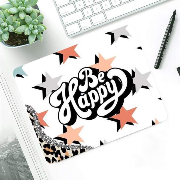 

Letter Graphic Mouse Pad, Multicolor