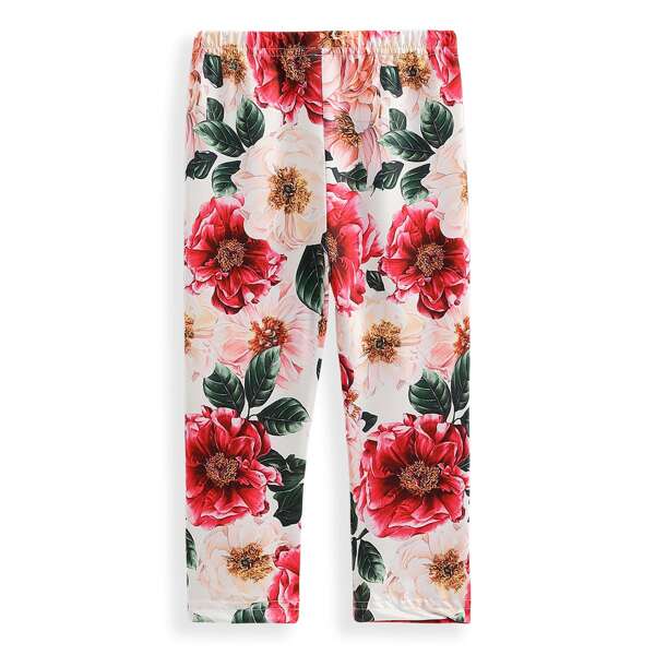 

Toddler Girls Floral Print Leggings, Multicolor