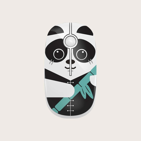 

Cartoon Graphic Wireless Mouse, Black and white
