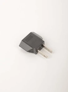 Adaptador de enchufe de alimentación de EE. UU. A UE - Negro - Ver 4