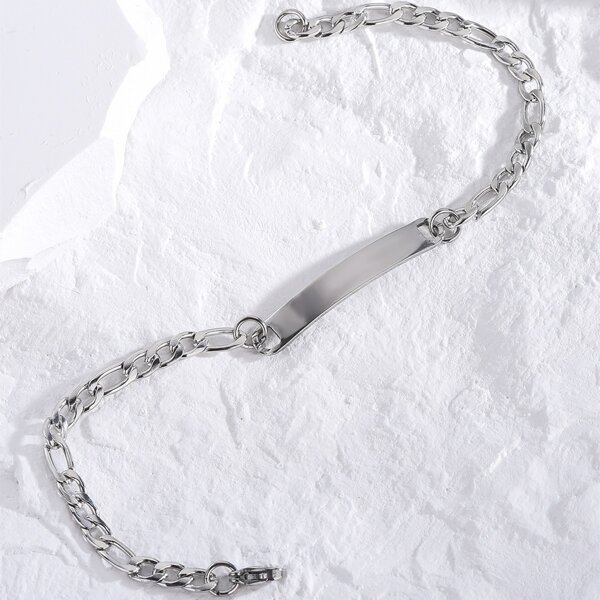 

Simple Chain Bracelet, Silver