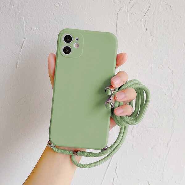 

Plain Phone Case With Lanyard, Green