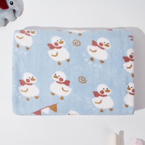 

Baby Cartoon Graphic Blanket, Multicolor