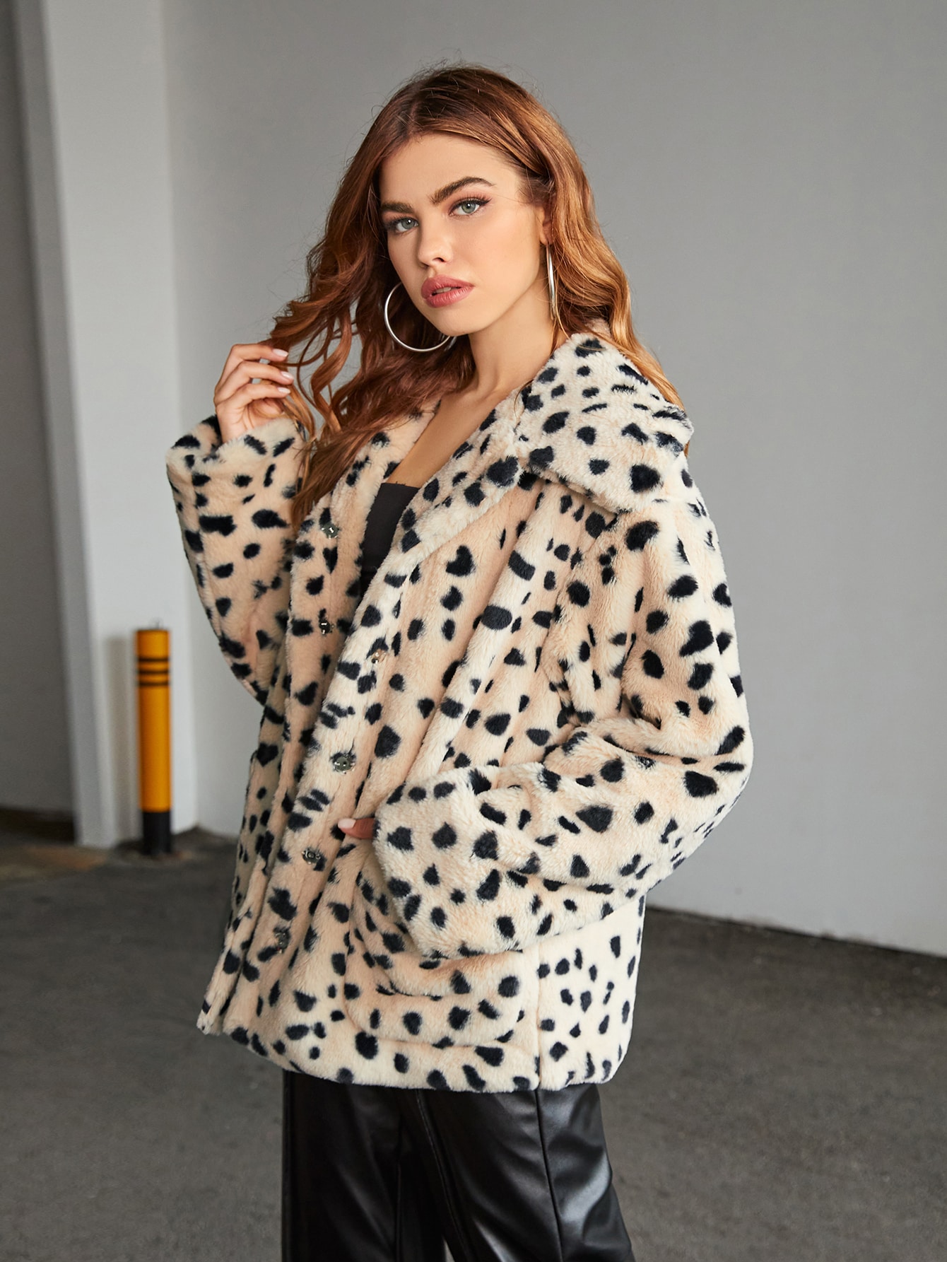 plus size dalmatian coat