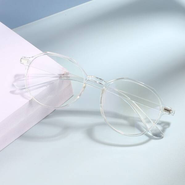 

Geometric Frame Anti-Blue Light Eyeglasses