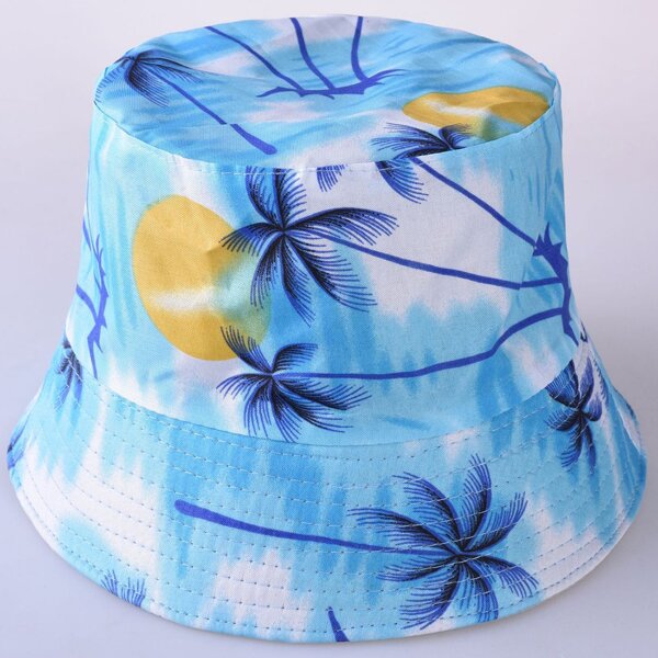 

Tree Print Bucket Hat, Multicolor