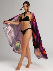 戲服披風 & 外套 - 紫色 - 查看 3