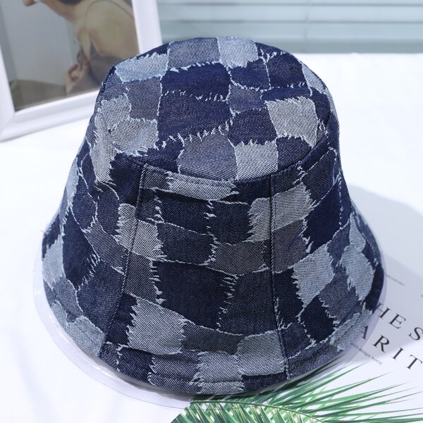 

Denim Bucket Hat, Navy blue
