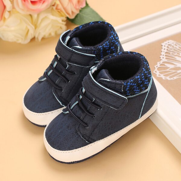 

Baby Velcro Strap Sneakers, Navy blue