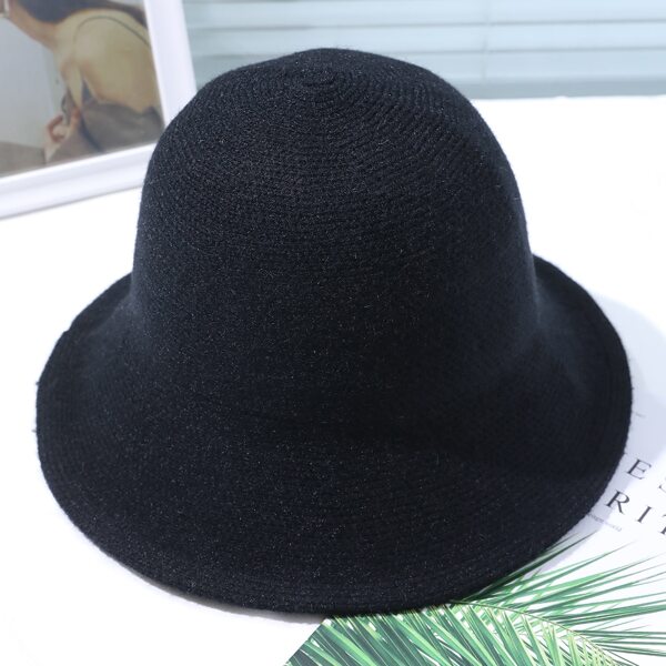 

Mesh Flower Decor Hat, Black