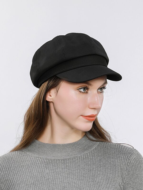 Solid Baker Boy Hat SHEIN USA