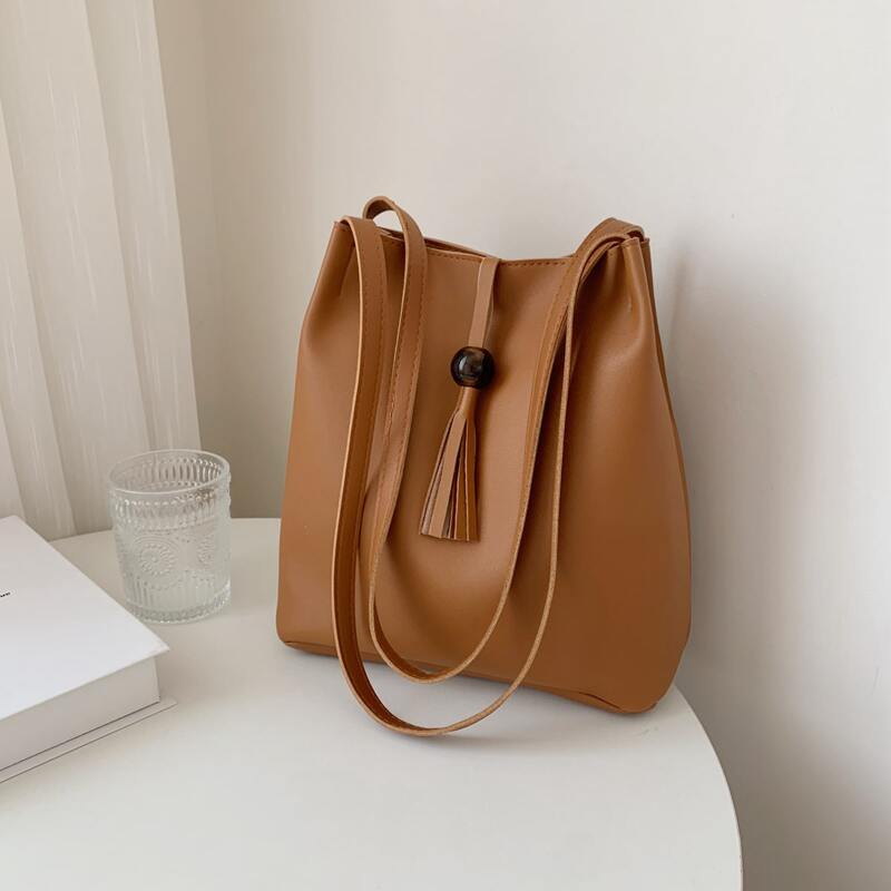 

Minimalist Tote Bag, Brown