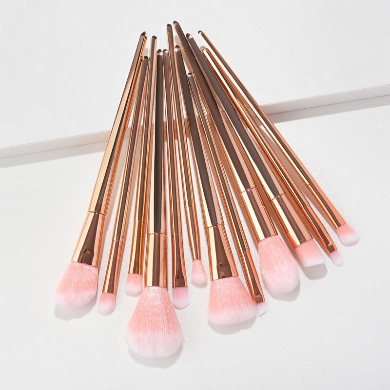 

12pcs Makeup Brush, Gold