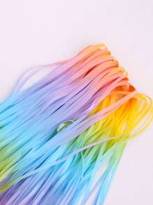 1pc Party Tassel Curtain, Modern Color Block Decorative Background Cloth For Party, Holiday - Multicolor - View 3