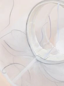 Minimalist Floppy Hat - White - View 3