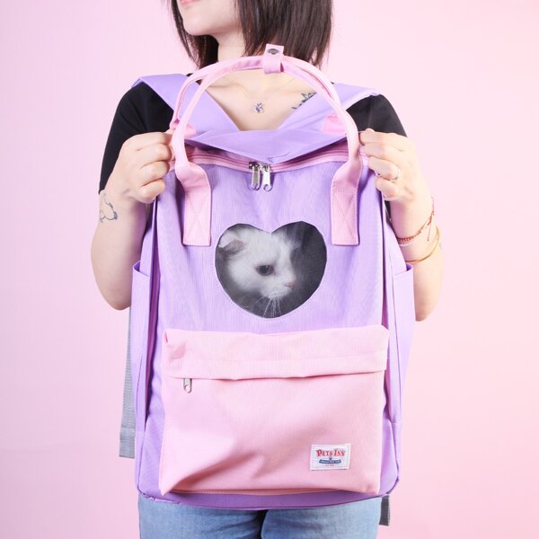 

Color Block Pet Carrier, Multicolor