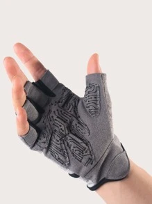 1pair Sports Half-finger Gloves - Pink - View 2