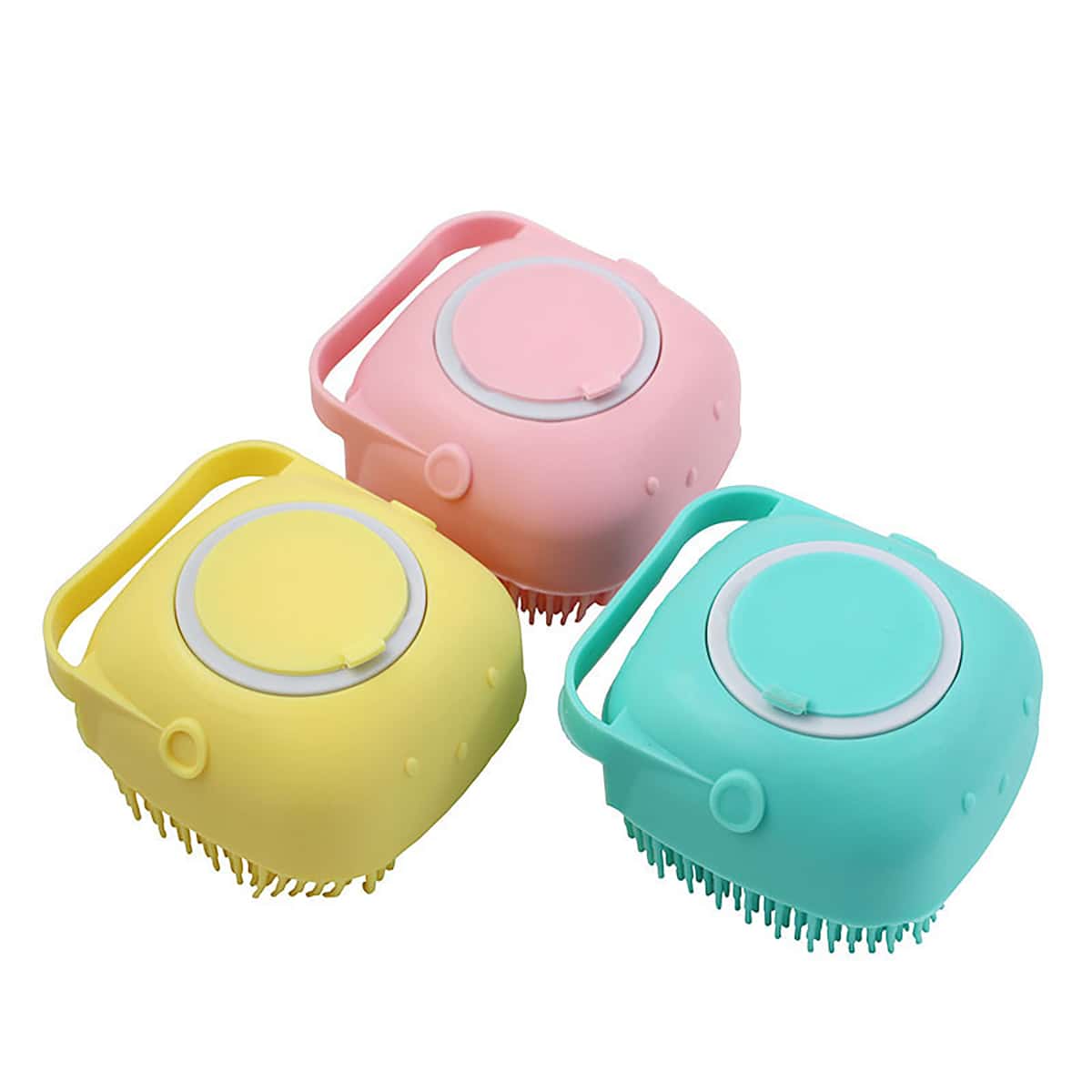 

1pc Random Silicone Bath Brush, Multicolor