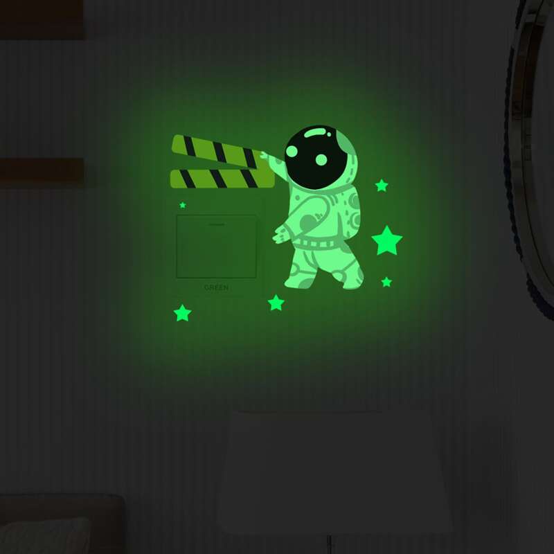 

Kids Astronaut Print Light Switch Sticker, Multicolor
