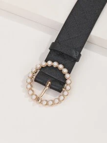 Đai có lỗ đục lỗ - màu đen - Xem 4