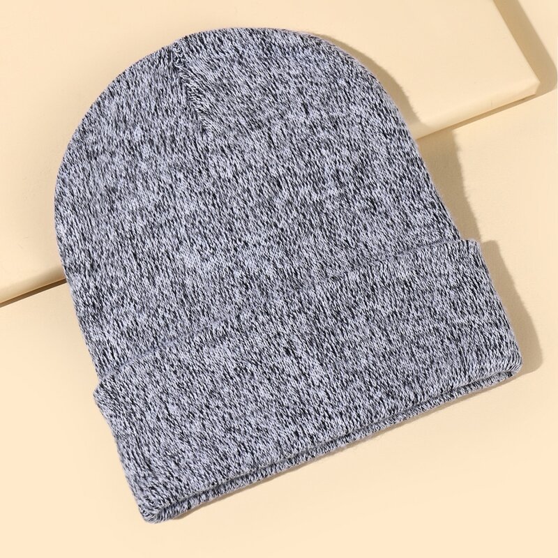 

1pc Plain Beanie, Multicolor