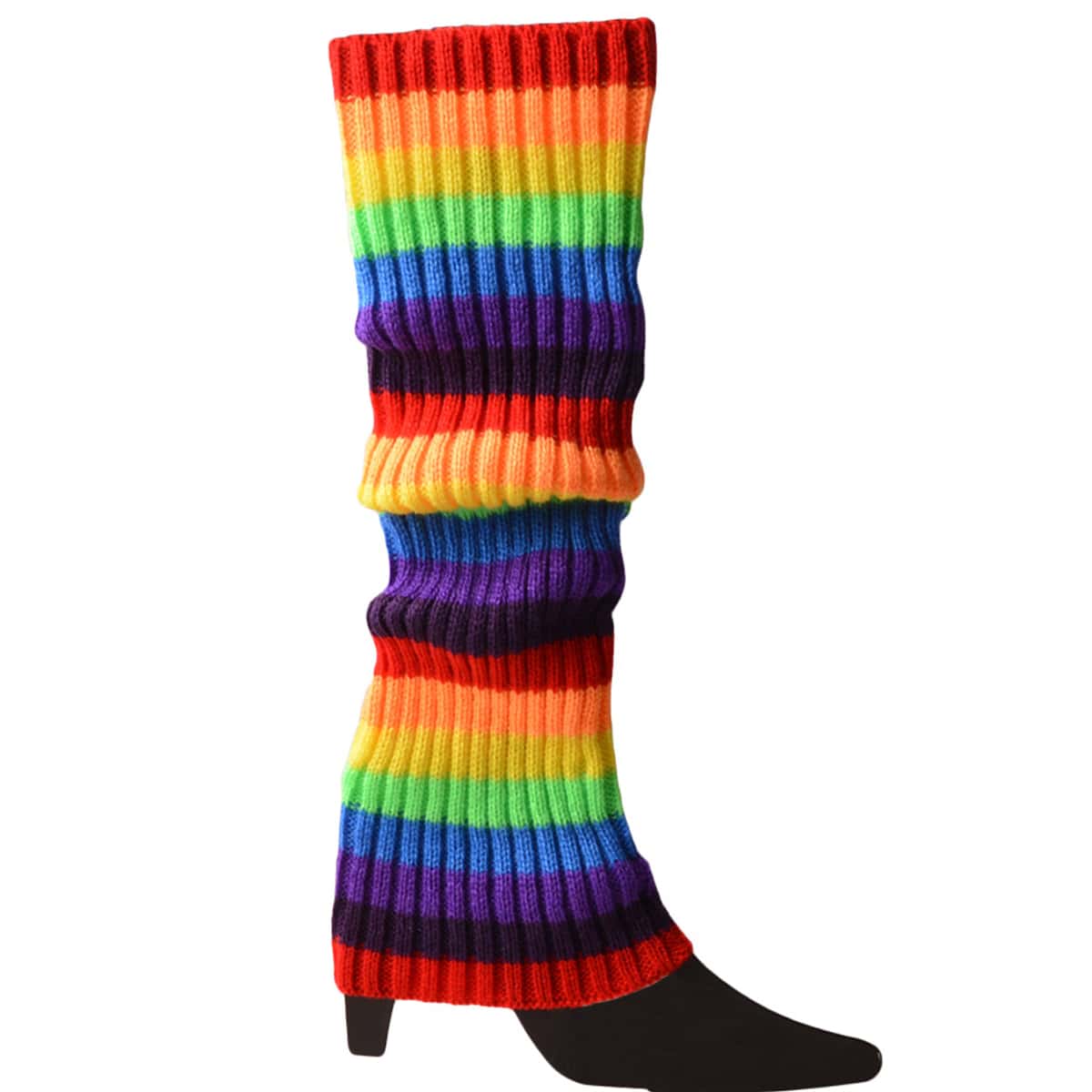 

Rainbow Stripe Leg Warmer, Multicolor