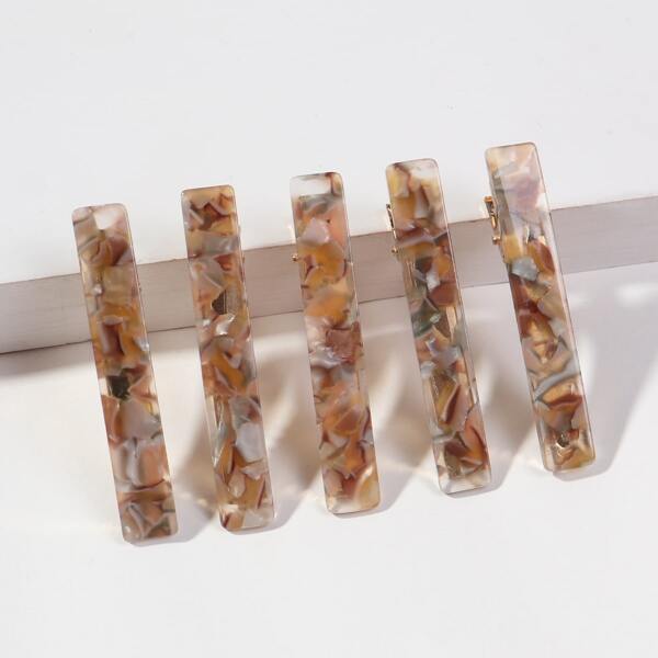 

5pcs Alligator Hair Clip, Multicolor