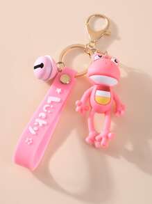 Llavero con rana accesorio - Rosa - Ver 1