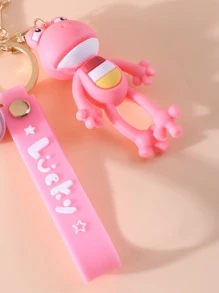 Llavero con rana accesorio - Rosa - Ver 2