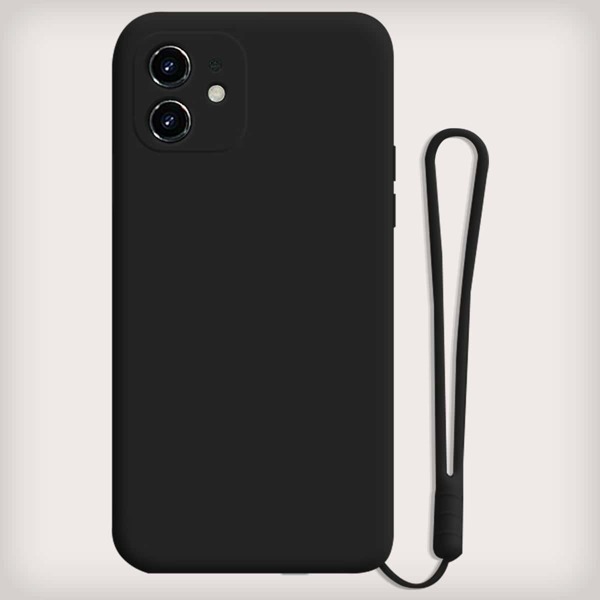 

Plain Phone Case With Lanyard, Black