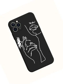 Abstract Art Phone Case - Black - View 2