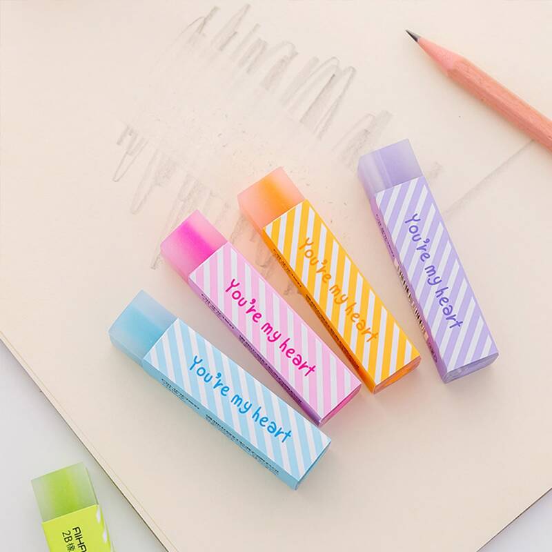 

1pc Random Color Eraser, Multicolor