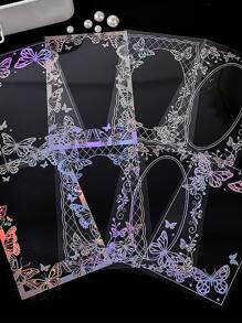 8張隨機混合圖案材料紙 - 彩色 - 查看 1