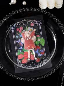 8張隨機混合圖案材料紙 - 彩色 - 查看 2