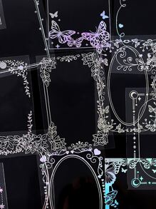 8張隨機混合圖案材料紙 - 彩色 - 查看 5