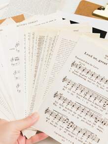 YANJI 50張隨機圖案DIY材料紙 - 彩色 - 查看 2