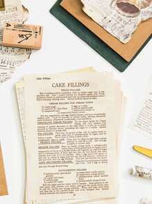 YANJI 50張隨機圖案DIY材料紙 - 彩色 - 查看 3