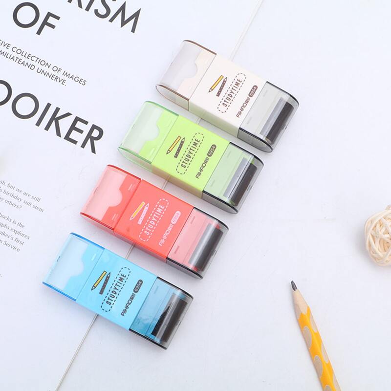 

1pc Random Color 2 In 1 Eraser, Multicolor