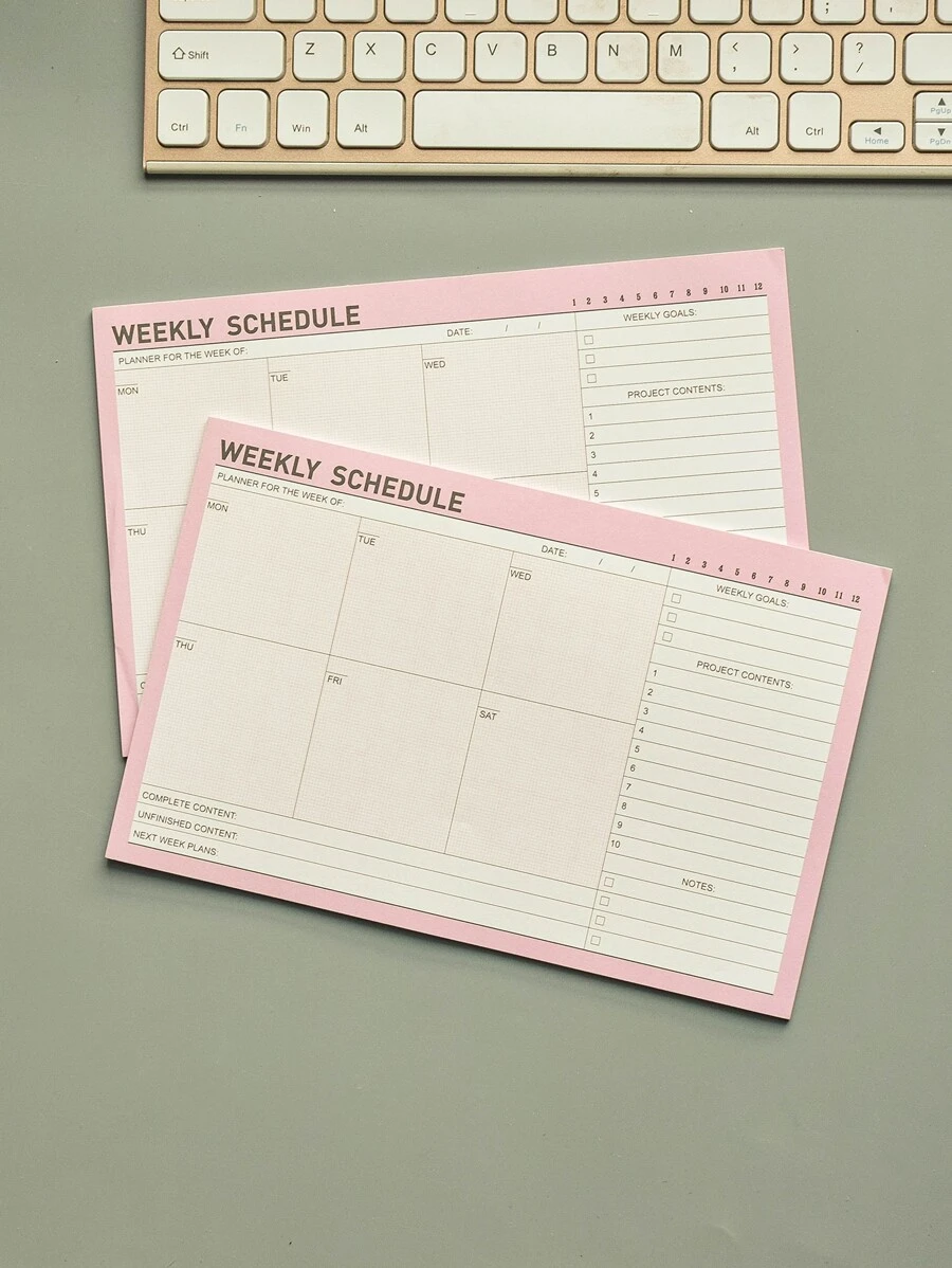 創意便利貼筆記本計畫冊便簽簿,1入組 - 彩色 - 查看 1