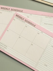 創意便利貼筆記本計畫冊便簽簿,1入組 - 彩色 - 查看 2