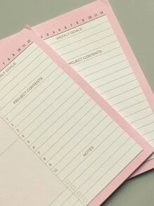 創意便利貼筆記本計畫冊便簽簿,1入組 - 彩色 - 查看 3