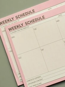 創意便利貼筆記本計畫冊便簽簿,1入組 - 彩色 - 查看 5