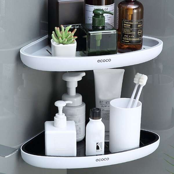 

1pc Random Color Bathroom Storage Rack, Multicolor
