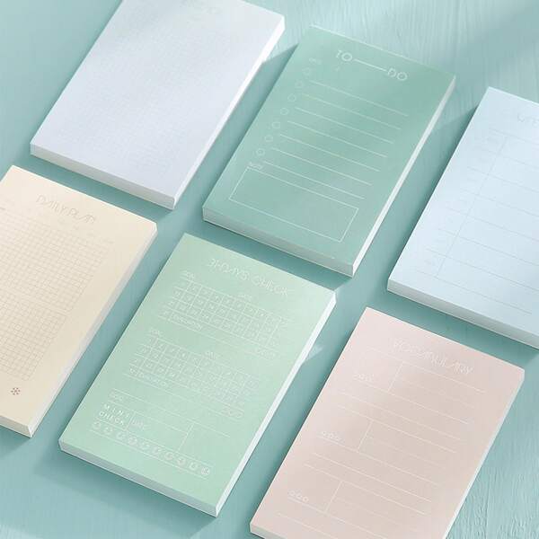 

1pc Schedule Random Memo Pad, Multicolor