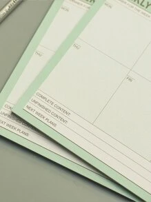 1件每週日程表 - 彩色 - 查看 4