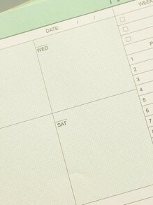 1件每週日程表 - 彩色 - 查看 5