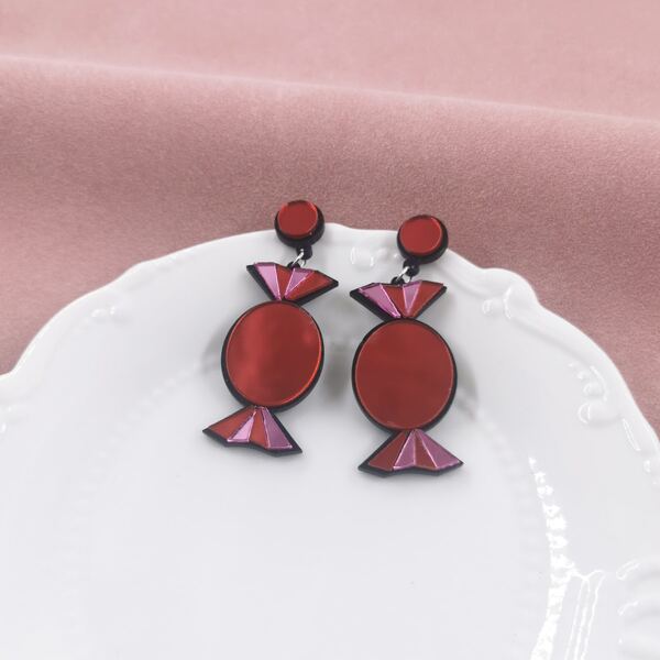 

Acrylic Candy Decor Drop Earrings, Multicolor