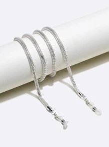 金屬眼鏡鏈 - 銀色 - 查看 1