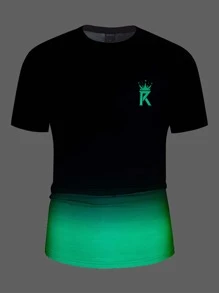 Manfinity VCAY Tops Nam Lá thư Giải trí - Nhiều màu - Xem 1